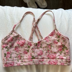 Bandier x Love Shack Fancy Peony Garden Sports Bra